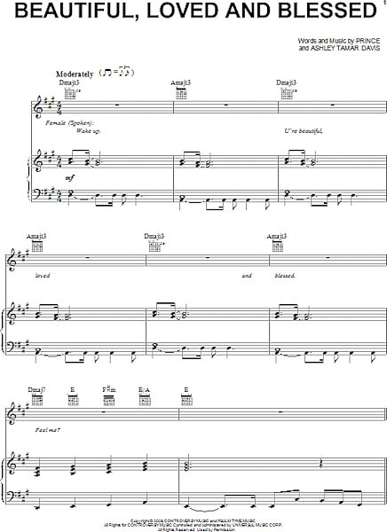 open zoom image for Beautiful, Loved And Blessed - Piano/Vocal/Guitar, New, Main