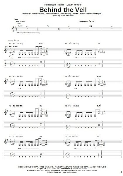 open zoom image for Behind The Veil - Guitar TAB, New, Main