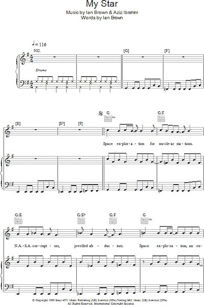 open zoom image for My Star - Piano/Vocal/Guitar, New, Main