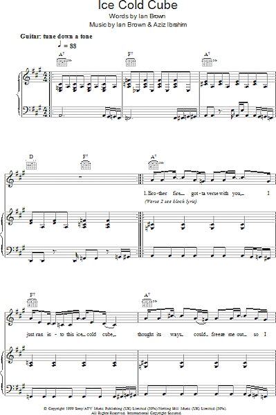 open zoom image for Ice Cold Cube - Piano/Vocal/Guitar, New, Main