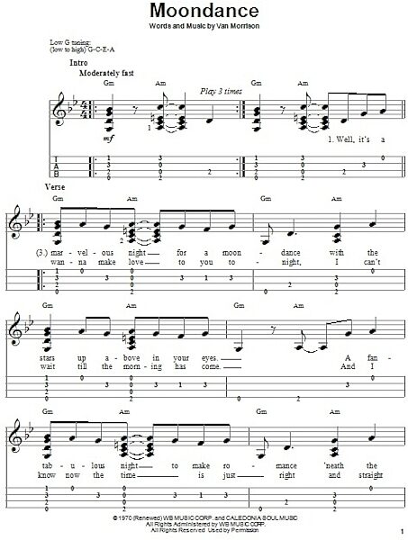 open zoom image for Moondance - Ukulele, New, Main