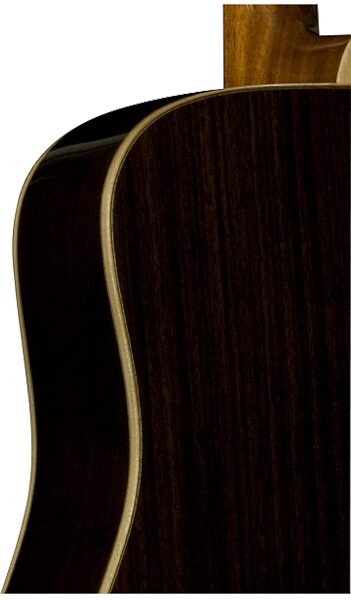 open zoom image for Bedell TB-28-G Dreadnought Acoustic Guitar (with Case), Body Closeup - Back--tb-28-g-5