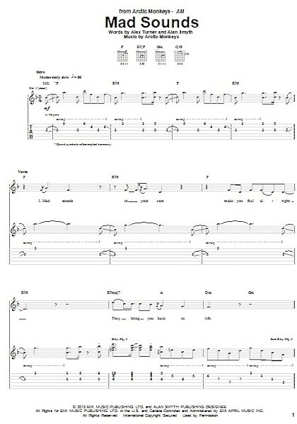 open zoom image for Mad Sounds - Guitar TAB, New, Main