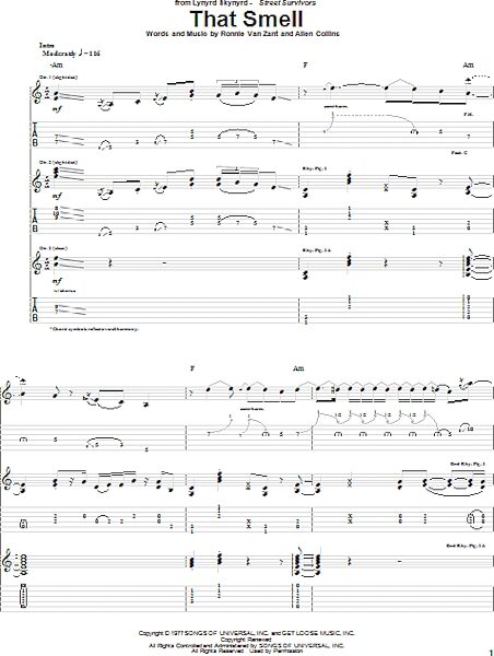 open zoom image for That Smell - Guitar TAB, New, Main