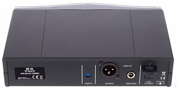 open zoom image for AKG WMS 45 Perception Wireless Sports Headset System, SR45 Receiver Rear