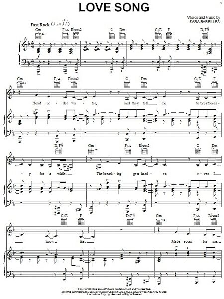 open zoom image for Love Song - Piano/Vocal/Guitar, New, Main