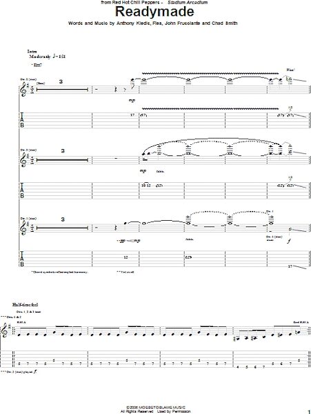 open zoom image for Readymade - Guitar TAB, New, Main