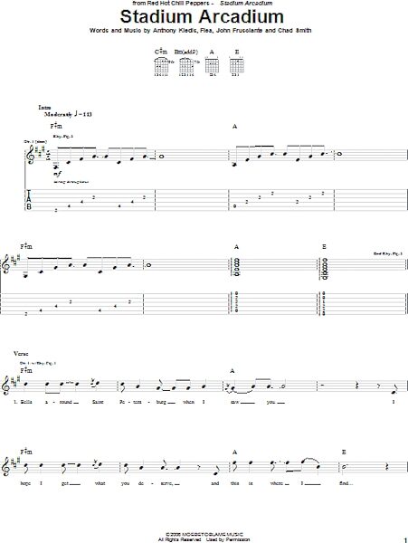 open zoom image for Stadium Arcadium - Guitar TAB, New, Main