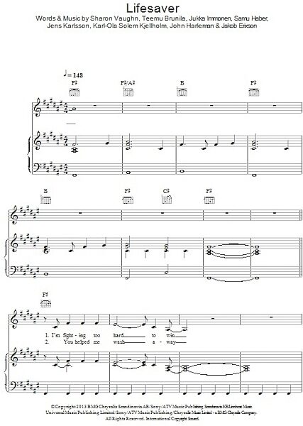 open zoom image for Lifesaver - Piano/Vocal/Guitar, New, Main