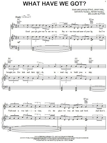 open zoom image for What Have We Got? - Piano/Vocal/Guitar, New, Main