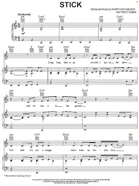 open zoom image for Stick - Piano/Vocal/Guitar, New, Main