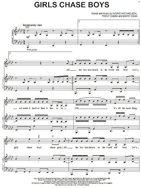 open zoom image for Girls Chase Boys - Piano/Vocal/Guitar, New, Main