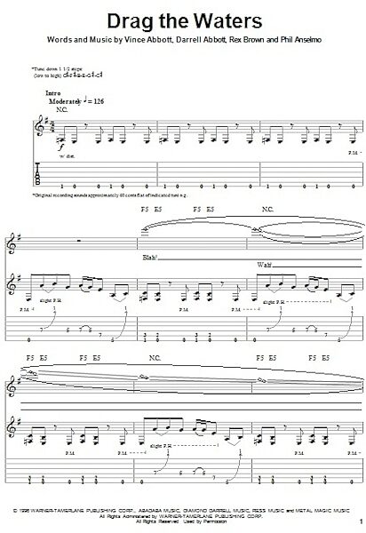 open zoom image for Drag The Waters - Guitar Tab Play-Along, New, Main