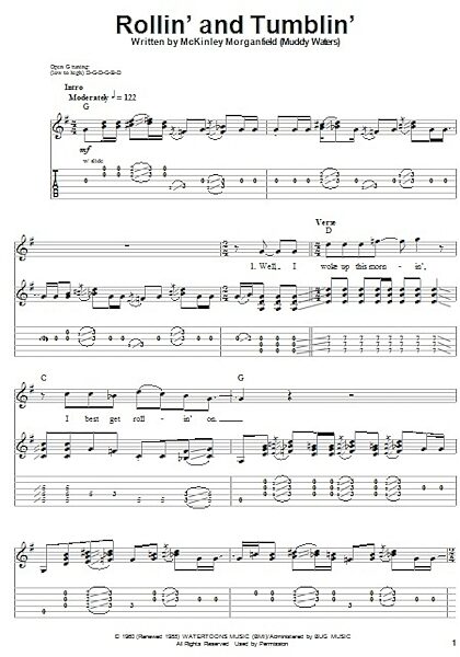 open zoom image for Rollin' And Tumblin' - Guitar Tab Play-Along, New, Main