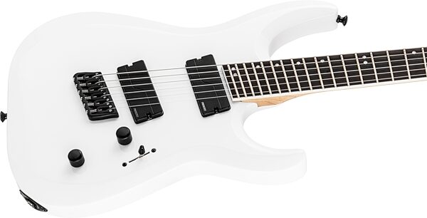 open zoom image for Jackson Pro Dinky DK HT6 MS Electric Guitar, with Ebony Fingerboard, Snow White, Open Box (Very Good), Action Position Side
