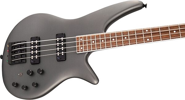 open zoom image for Jackson X Spectra Bass SBX IV Bass Guitar, Satin Graphite, Open Box (Very Good), Action Position Back