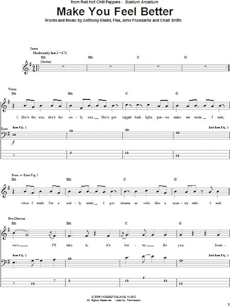 open zoom image for Make You Feel Better - Bass Tab, New, Main