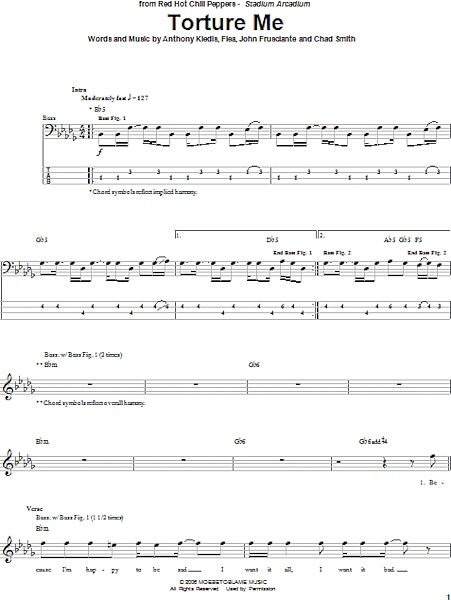 open zoom image for Torture Me - Bass Tab, New, Main