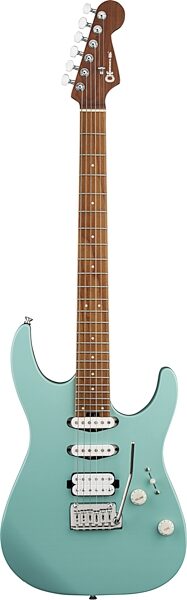 open zoom image for Charvel Rick Graham MJ DK24 Dinky Electric Guitar (with Case), Celeste, Open Box (Very Good), Action Position Back