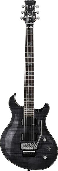 open zoom image for Charvel Desolation DC-1 FR Electric Guitar with Floyd Rose, Transparent Black