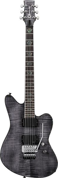 open zoom image for Charvel Desolation SK-1 FR Skatekaster Electric Guitar with Floyd Rose, Transparent Black