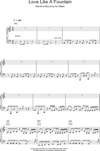 open zoom image for Love Like A Fountain - Piano/Vocal/Guitar, New, Main
