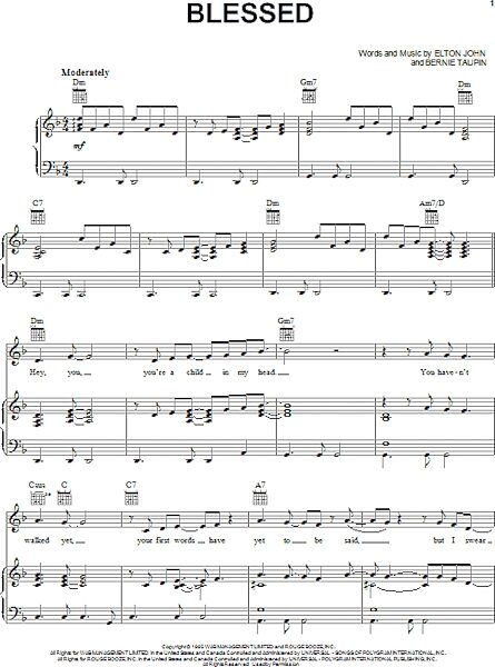 open zoom image for Blessed - Piano/Vocal/Guitar, New, Main
