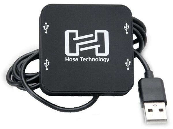 open zoom image for Hosa USH-204 USB 2.0 Hub, 4-Port, Main