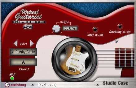 open zoom image for Steinberg Studio Case Production Bundle (Macintosh and Windows), virtual guitarist SE