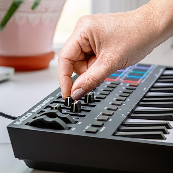 open zoom image for M-Audio Oxygen Pro Mini USB Keyboard Controller, New, Action Position Back