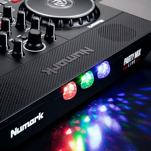 open zoom image for Numark Party Mix Live DJ Controller with Lights, New, In Use