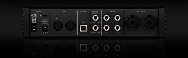 open zoom image for IK Multimedia AXE I/O USB Audio Interface, New, Main Back