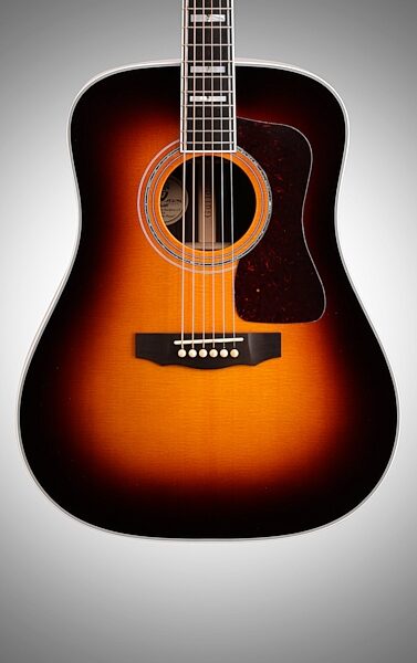 open zoom image for Guild D55 Dreadnought Acoustic Guitar (with Case), Body Straight Front