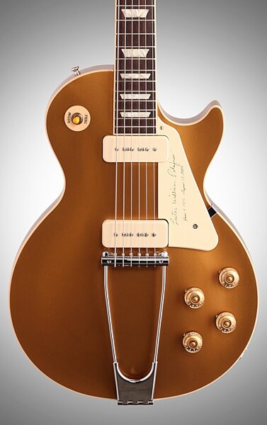 open zoom image for Gibson Les Paul Tribute to Les Electric Guitar (with Case), Body Straight Front