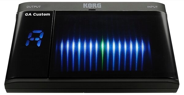 open zoom image for Korg GA Custom Guitar Tuner with 3D Visual Meter, New, Angle