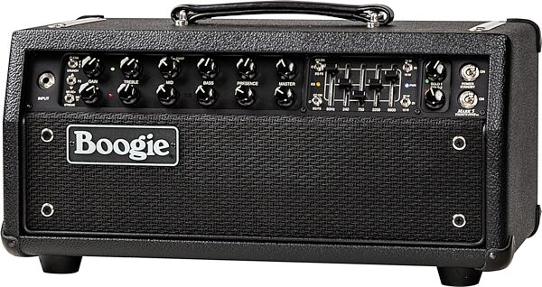 open zoom image for Mesa/Boogie Mark Five: 35 Tube Guitar Amplifier Head (35 Watts), Black Bronco, Angle