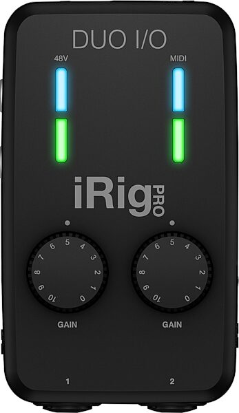 open zoom image for IK Multimedia iRig Pro DUO I/O Audio/MIDI Interface, Open Box (Very Good), Action Position Back