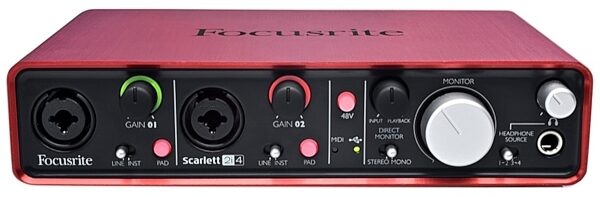 open zoom image for Focusrite Scarlett 2i4 USB Audio Interface, Main