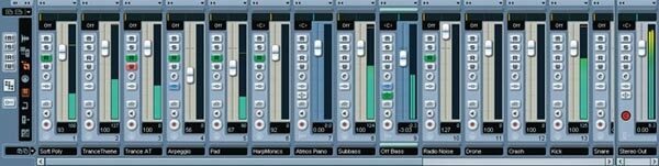open zoom image for Steinberg Cubase SL MIDI Recording System (Macintosh and Windows), Mixer