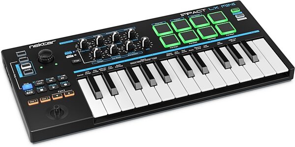 open zoom image for Nektar Impact LX Mini USB MIDI Keyboard Controller, Open Box (Like New), Action Position Back