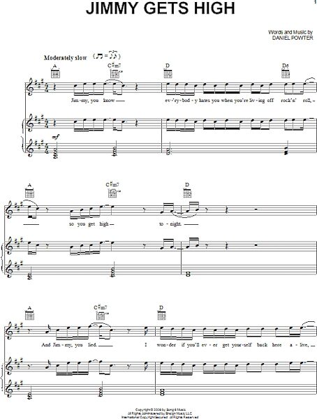 open zoom image for Jimmy Gets High - Piano/Vocal/Guitar, New, Main