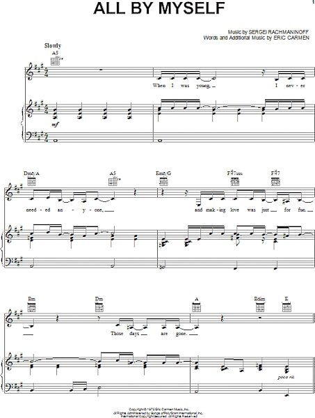 open zoom image for All By Myself - Piano/Vocal/Guitar, New, Main