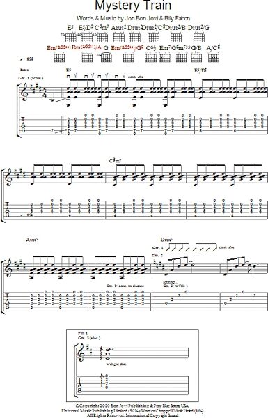 open zoom image for Mystery Train - Guitar TAB, New, Main