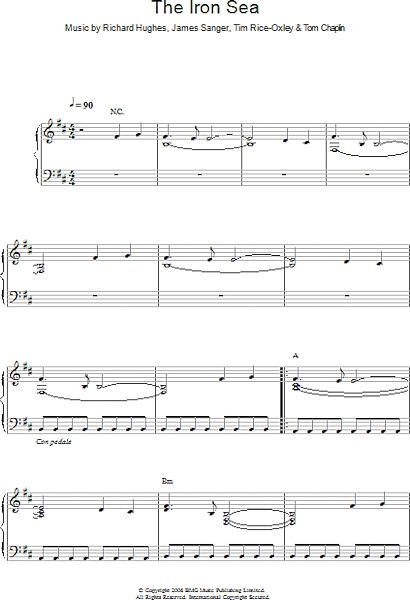 open zoom image for The Iron Sea - Piano/Vocal/Guitar, New, Main