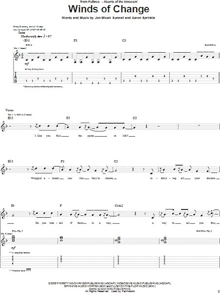 open zoom image for Winds Of Change - Guitar TAB, New, Main