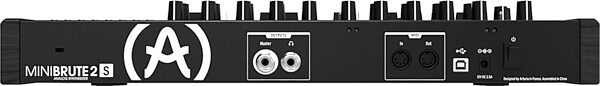 open zoom image for Arturia MiniBrute 2S Noir Analog Desktop Synthesizer, New, Action Position Back