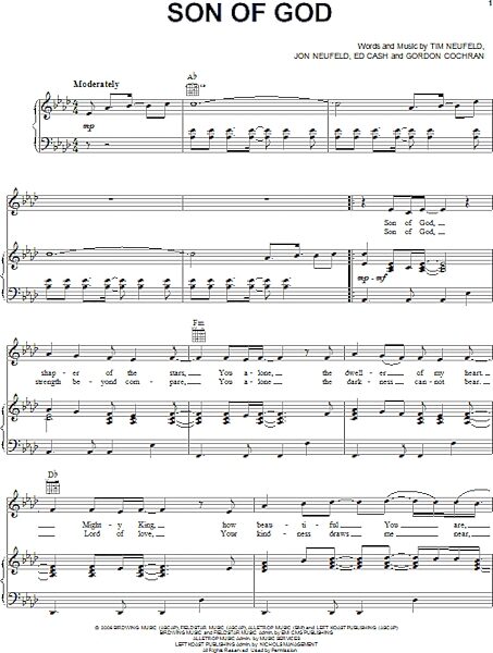 open zoom image for Son Of God - Piano/Vocal/Guitar, New, Main