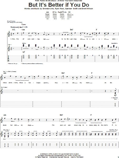 open zoom image for But It's Better If You Do - Guitar TAB, New, Main