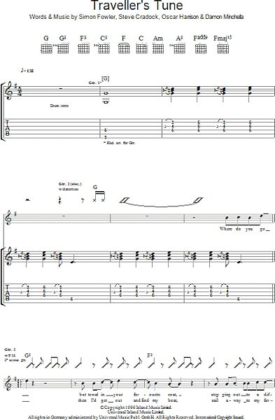 open zoom image for Traveller's Tune - Guitar TAB, New, Main
