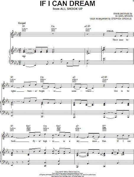 open zoom image for If I Can Dream - Piano/Vocal/Guitar, New, Main
